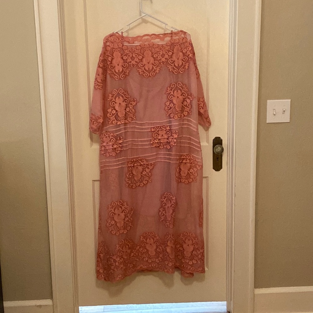 Floriday Pink flowy dress.